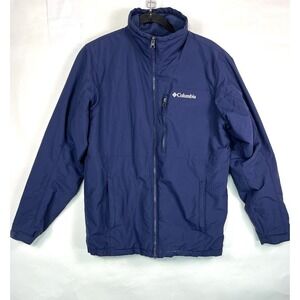 Columbia Northern Utilizer II Jacket Blue Sz Small Weatherproof Warm‎ Winter